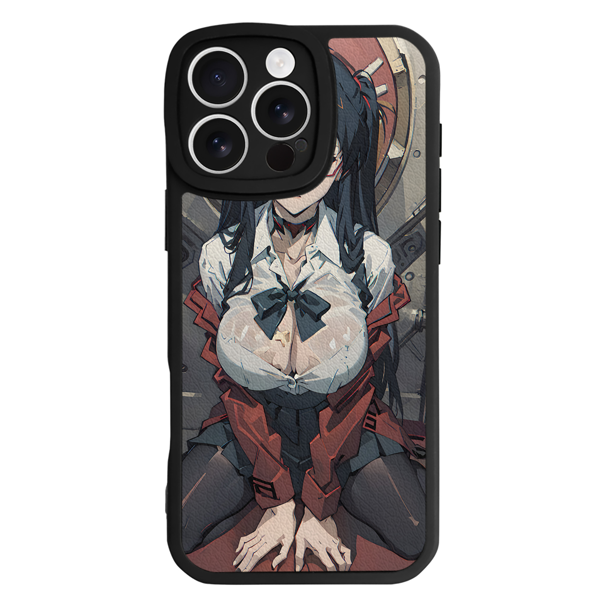（画像用） EVA 新世紀エヴァンゲリオン 【iPhone 16シリーズ対応】シリコンスマホケース（レザー調） 材質：シリコン
